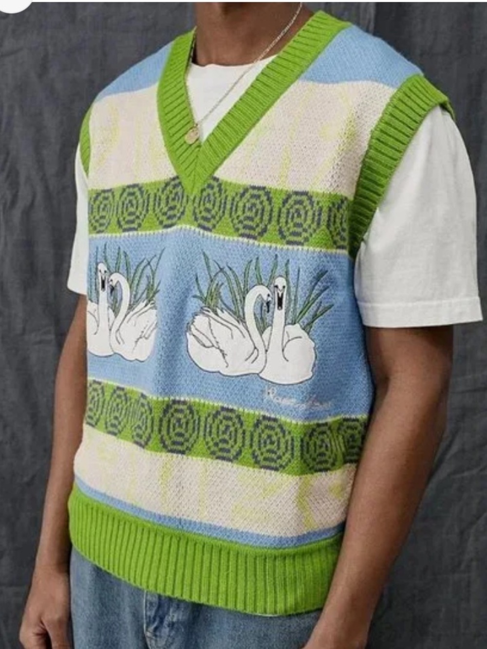 House of Sunny Swan Lake Vest in Multi - Picture 3 of 9